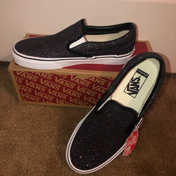 custom glitter vans